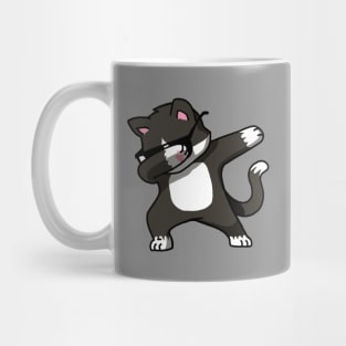 Dabbing Cat Funny Shirt Dab Hip Hop Dabbing Kitten Mug